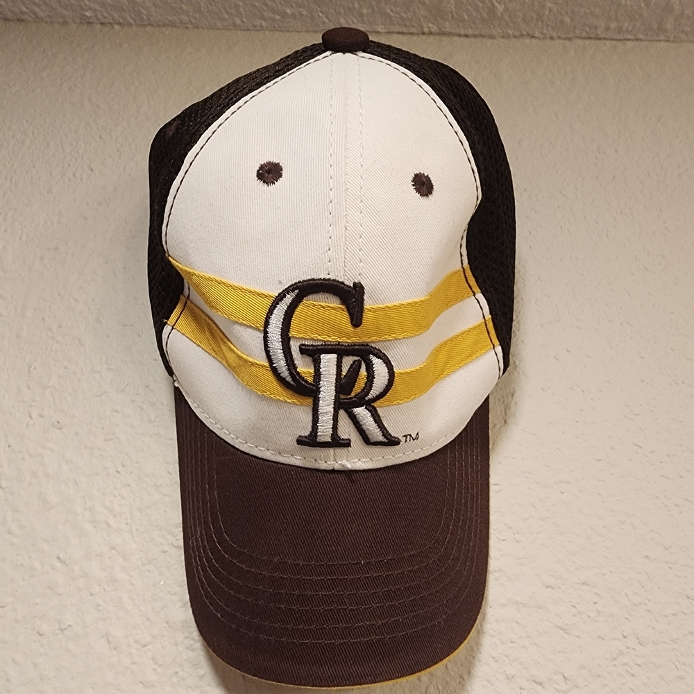 CR Logo Cap with Yellow and Brown Accents